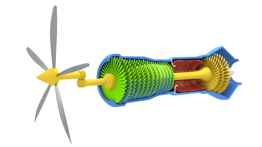 Motor turboh&eacute;lice